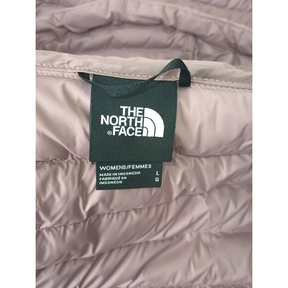 The North Face Women's Rose Blush Pink Stretch Hooded Jacket Parka Size Large - Picture 3 of 5